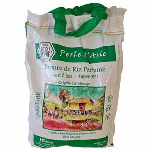 Riz parfumé cassé 2 fois